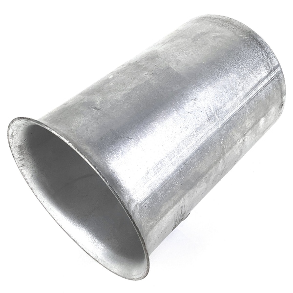 Heavy Duty Mfg Adapter, Exhaust, Flared Connector, Aluminized, Deg Of Flare, 45 Deg, 3.5 In. Od, Detroit Diesel 26-355A - main